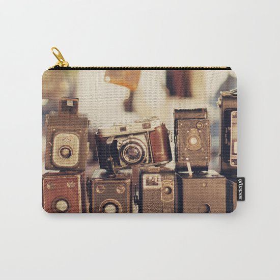 Old Cameras (Vintage and Retro Film Cameras Collection) Carry-All Pouch
