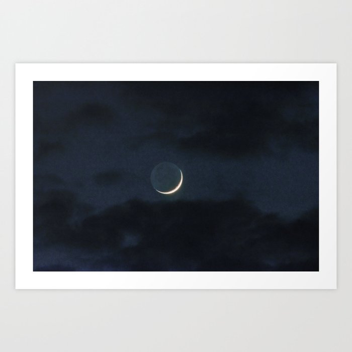 New Moon after Dark | Nature and Landscape Photography Art Print