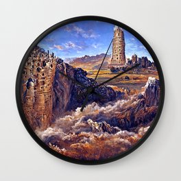 The Valley of Towers Wall Clock