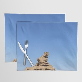 China Photography - Beautiful Dessert Under The Clear Blue Sky Placemat
