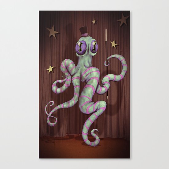 Cephalopod Performance Canvas Print