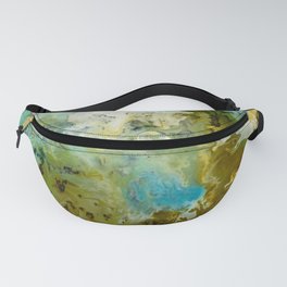 Two Worlds Abstract Colorful Art Fanny Pack