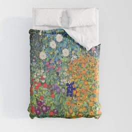 Gustav Klimt Flower Garden 2 Duvet Cover