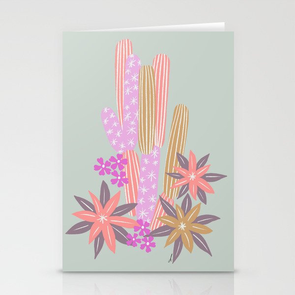 Pink Desert Stationery Cards