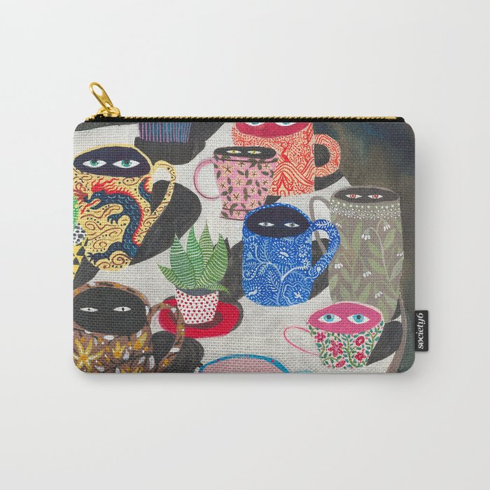 Suspicious mugs Carry-All Pouch