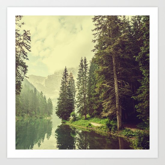 My mind is wandering Art Print