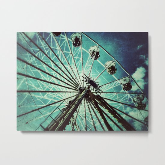 Ferris Wheel Metal Print