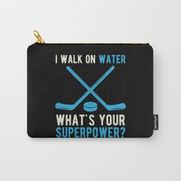 Superpower Funny Hockey Carry-All Pouch