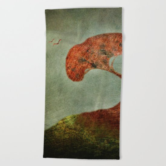 Fragile Flight Beach Towel
