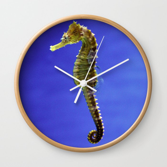 The Darling Seahorse Wall Clock