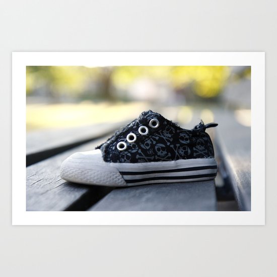 The Lonely Shoe Art Print