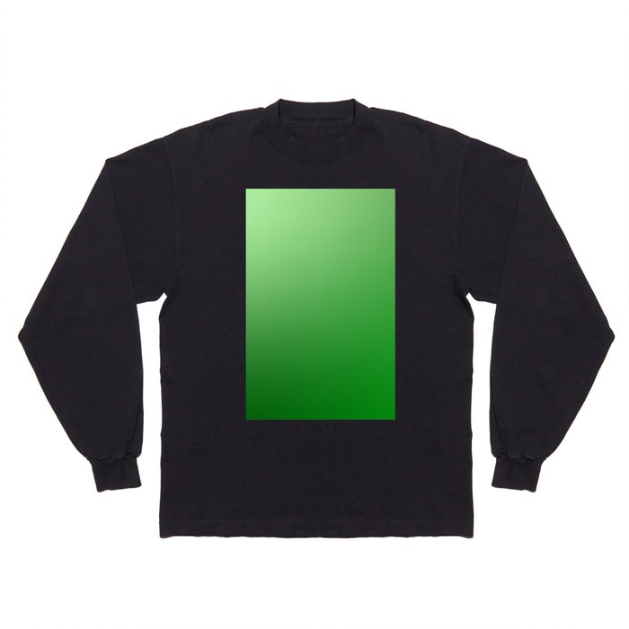 13 Green Gradient Background 220713 Valourine Digital Design Long Sleeve T Shirt
