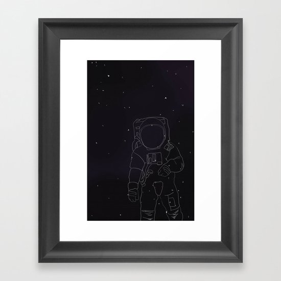 Spaceman Framed Art Print