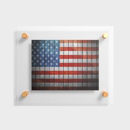American Flag Floating Acrylic Print