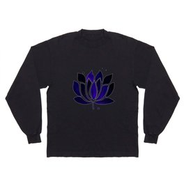Purple Lotus Long Sleeve T-shirt