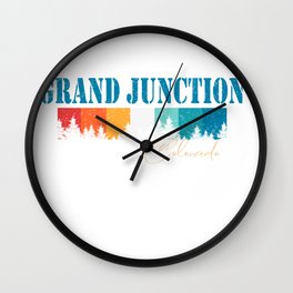 Vintage Retro 80s 90s grand junction City Limited Edition Wall Clock