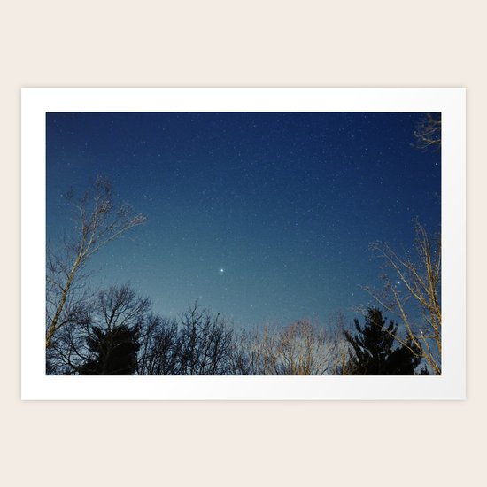 night/stars Art Print