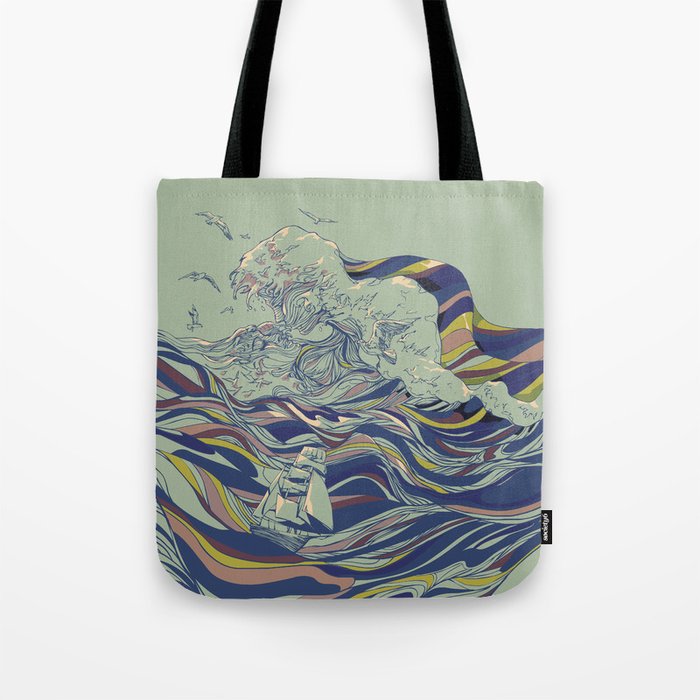 OCEAN AND LOVE Tote Bag
