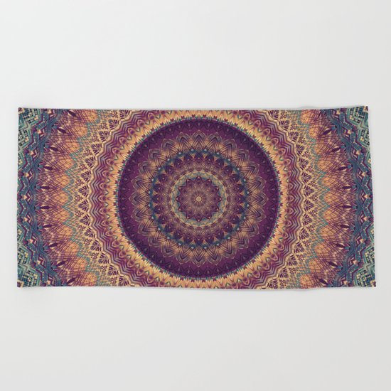 Mandala 541 Beach Towel