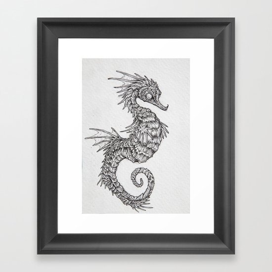 seahorse Framed Art Print