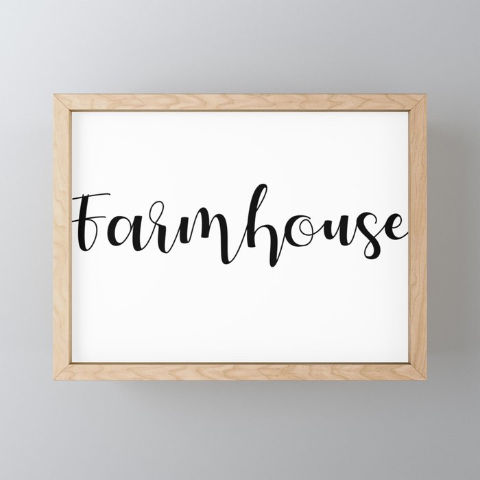 Farmhouse Framed Mini Art Print