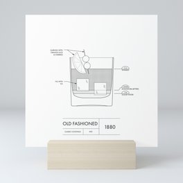 Old Fashioned | Classic Cocktails Mini Art Print