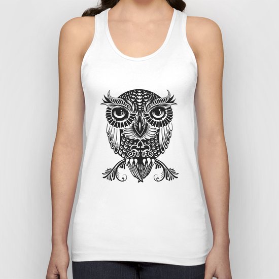 Baby Egyptian Owl Unisex Tank Top