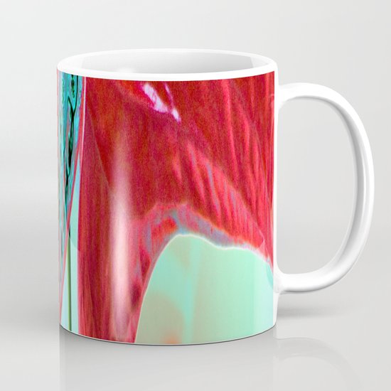 ABSTRACT FLORAL LANDSCAPE Mug