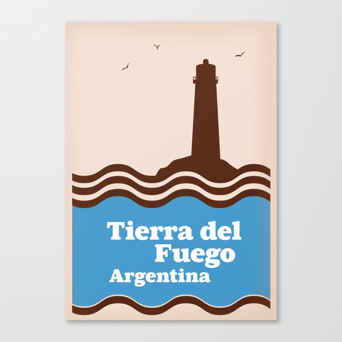 Tierra del Fuego Argentina, Les Eclaireurs lighthouse Canvas Print