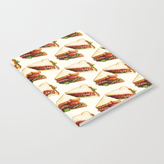 Sandwich Pattern BLT Notebook