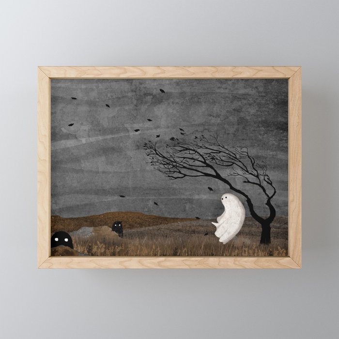Windy Moor Framed Mini Art Print