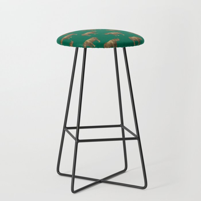 Rhino Pattern Bar Stool