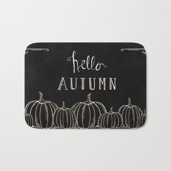 Hello Autumn Bath Mat