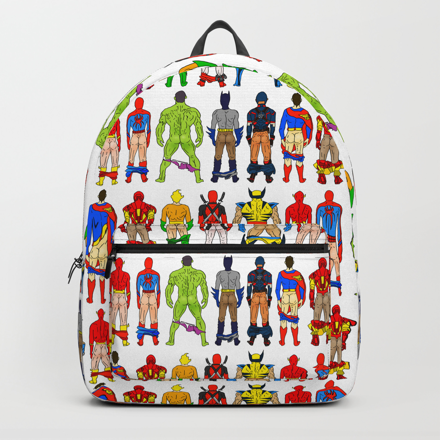 Superhero Butts - Girls Superheroine Butts LV Duffle Bag by Notsniw