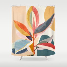 Colorful Branching Out 05 Shower Curtain