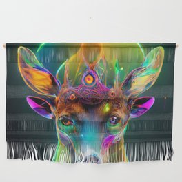 Psychedelic Deer Wall Hanging