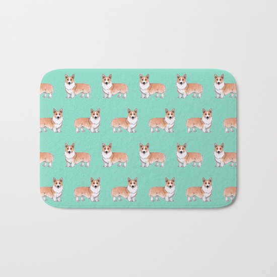 Pembroke Welsh Corgi dog Bath Mat