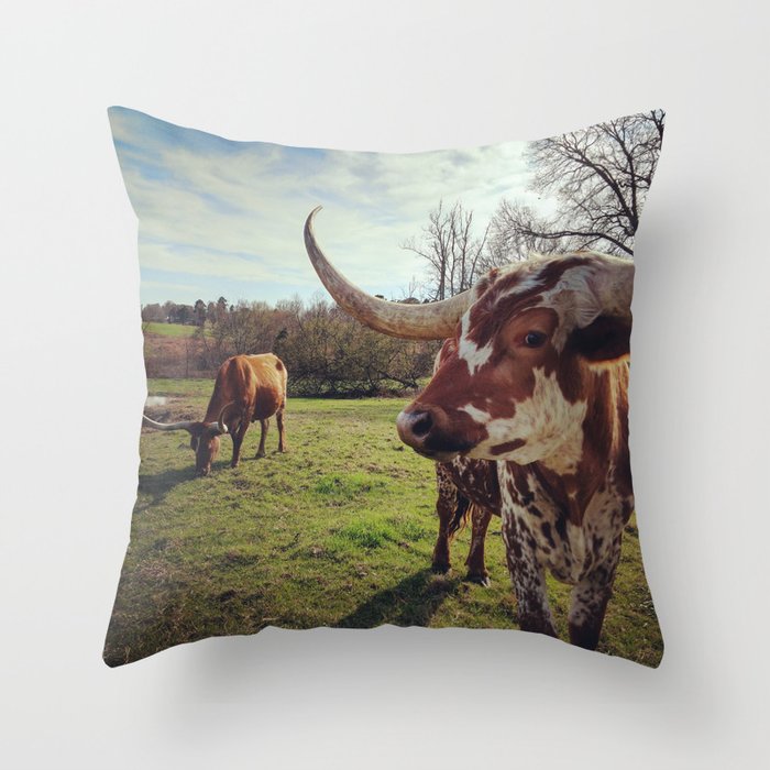 Sheriff and Little Girl Throw Pillow
