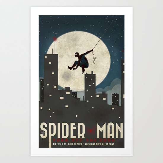 Spider-Man Turn Off the Dark Poster Art Print