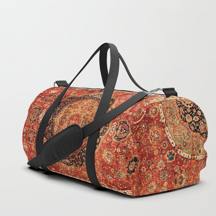 Carpet duffle bag clearance