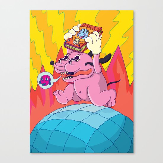 pichicho to the world! Canvas Print