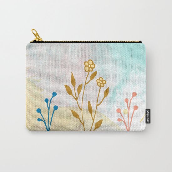 Acuarela flower Carry-All Pouch