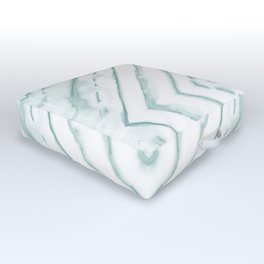 Dye Dash Diamond Sea Salt Outdoor Floor Cushion | Mjmstudio, Minimal, Dye, Boho, Abstract, Printandpattern, Sea, Geometric, Trendy, Watercolordye 