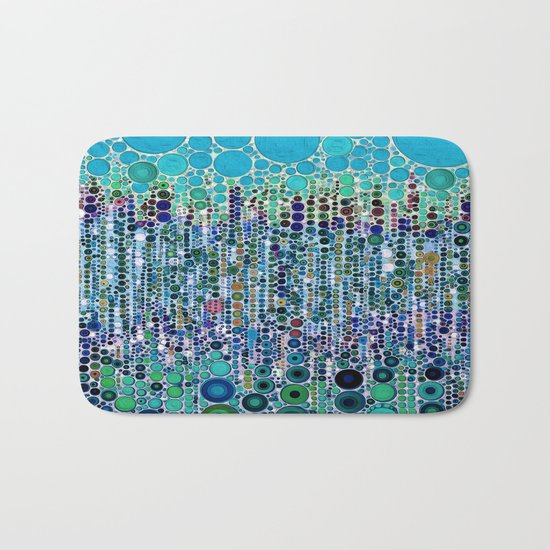 :: Blue Raspberry Martini :: Bath Mat