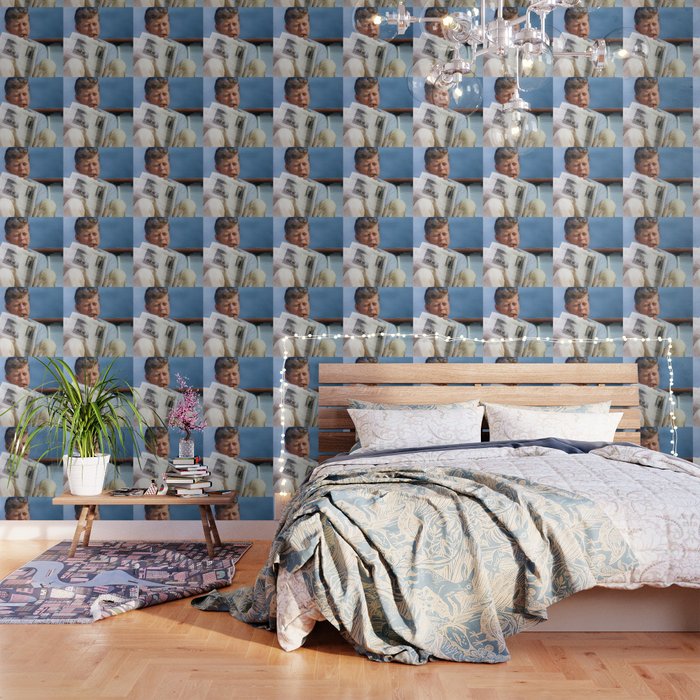 John F Kennedy Smoking Wallpaper By Proffesionaldesigner Society6