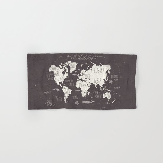 The World Map Hand & Bath Towel