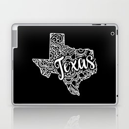 Texas State Mandala USA America Pretty Floral Laptop Skin