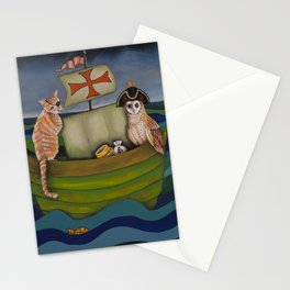 The Owl and the Pussycat Stationery Card
