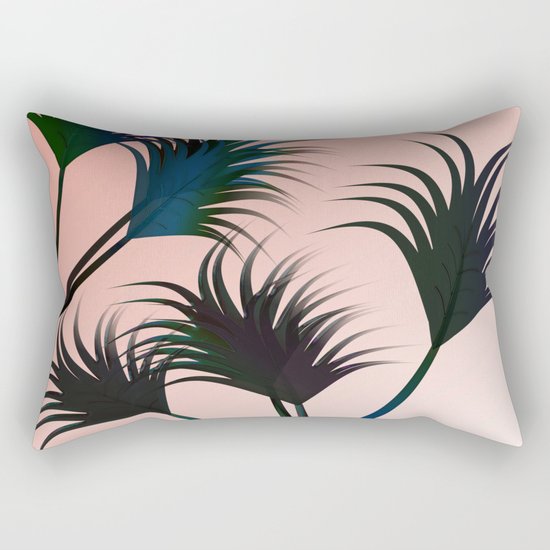 Palm Fronds Rectangular Pillow