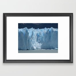 Giant glacier Framed Art Print